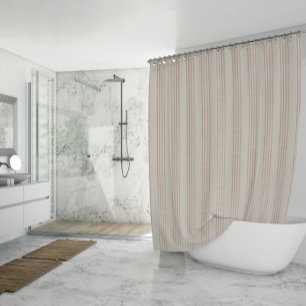 Rideaux De Douche Dusty Rose moderne minimaliste bande Boho