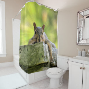 Rideaux De Douche Écureuil relaxant