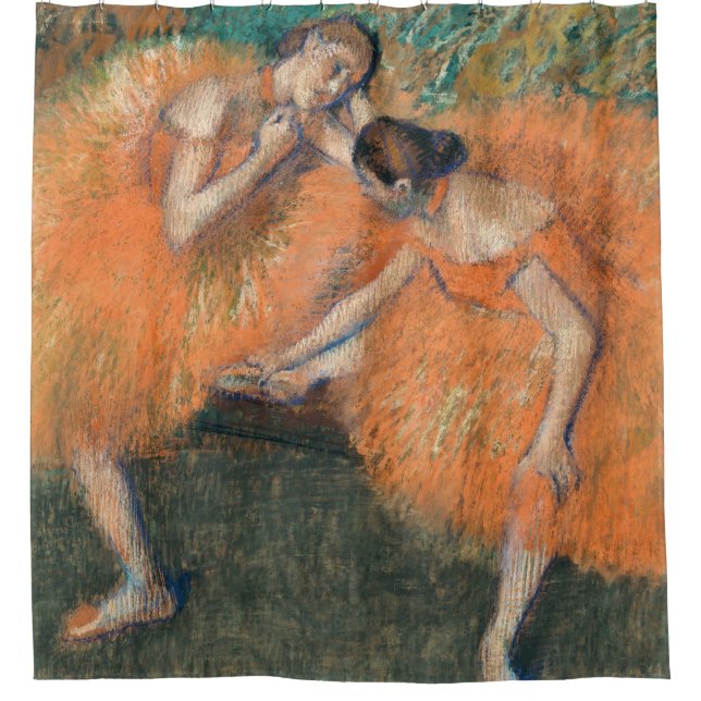Rideaux De Douche Edgar Degas Deux Danseurs, ambre (Devant)