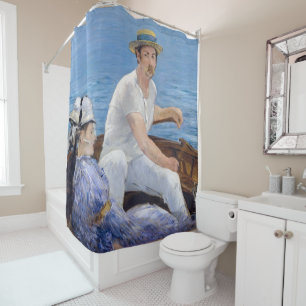 Rideaux De Douche Edouard Manet - Bateau