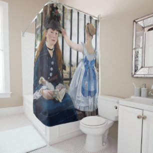 Rideaux De Douche Edouard Manet - Le Chemin De Fer