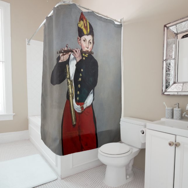 Rideaux De Douche Edouard Manet - Le Fifer / Jeune Flutiste (En situation)
