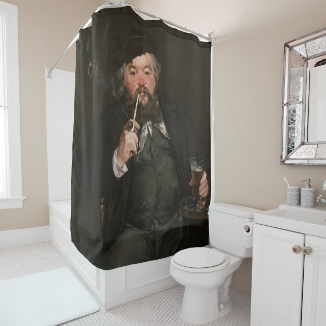 Rideaux De Douche Edouard Manet - Un bon bock (En situation)