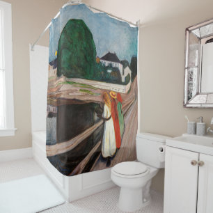 Rideaux De Douche Edvard Munch - Les filles sur le pont