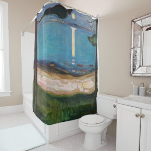Rideaux De Douche Edvard Munch - Lune