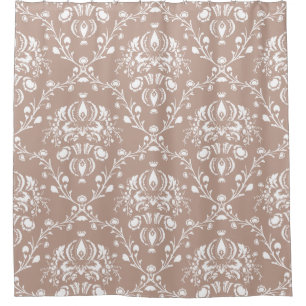 Rideaux De Douche Éggplant Purple Damask