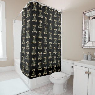Rideaux De Douche Eh bien Sheeyit Vache Drôle Grenouille Cow-boy Hum