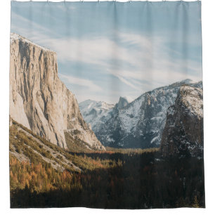 RIDEAUX DE DOUCHE EL CAPITAN, YOSEMITE EN JOURNÉE
