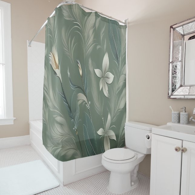 Rideaux De Douche Élégance de la lierre (Ivy Elegance Shower Curtain
)