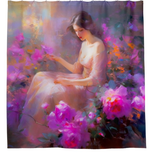 Rideaux De Douche Élégance sensuelle (Devant)