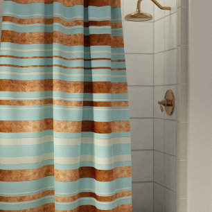 Rideaux De Douche Élégant Bleu d'oeuf de Robin de bande