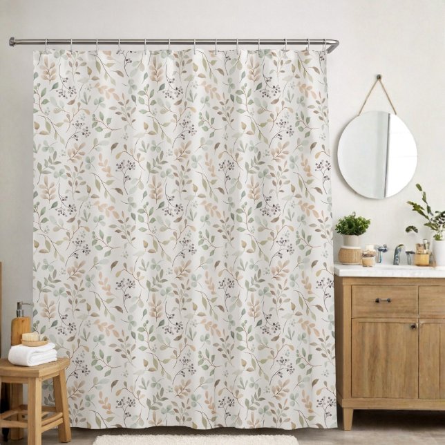 Rideaux De Douche Élégant fleur sauvage Boho  (Créateur téléchargé)