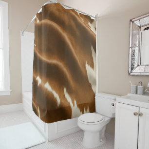 Rideaux De Douche Élégante collection moderne de vache Faux cuir
