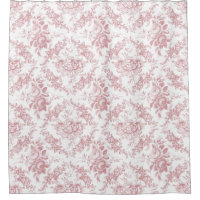 Élégante toile florale blanche et rose gravée