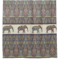 Elephants Cachemire Motif Tribal Boho Bohemian