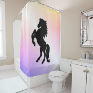 Rideaux De Douche Élevage de l'étalon noir
