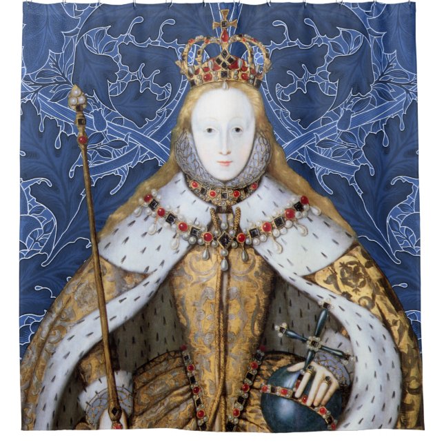 Rideaux De Douche Elizabeth Tudor, reine d'Angleterre (Devant)