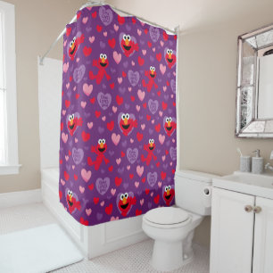 Rideaux De Douche Elmo vous aime Motif de la Saint Valentin