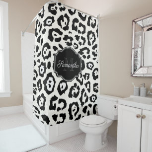 Rideaux De Douche Empreinte de léopard