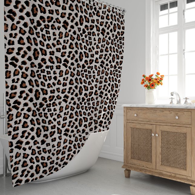 Rideaux De Douche Empreinte de léopard (Leopard Print Shower Curtain by Looly Elzayat
)