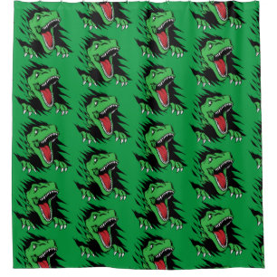 Rideaux De Douche Enfants dinosaures