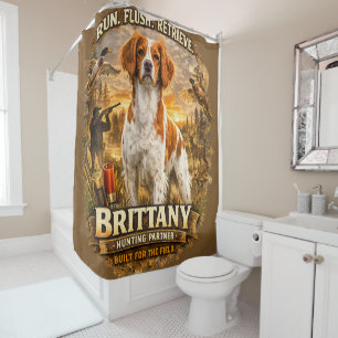 Rideaux De Douche Épagneul breton