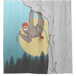 Rideaux De Douche Escalade en roche paresse