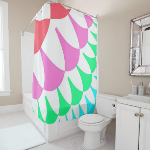 Rideaux De Douche Éscaliers blancs