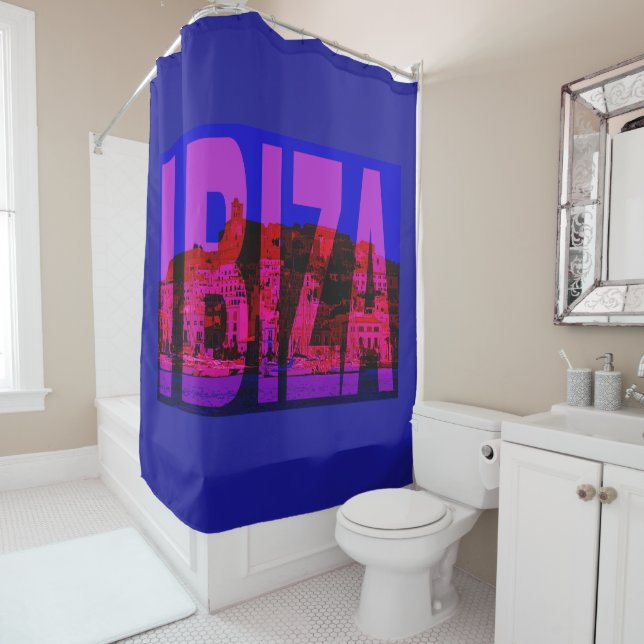 Rideaux De Douche espagne ibiza (En situation)