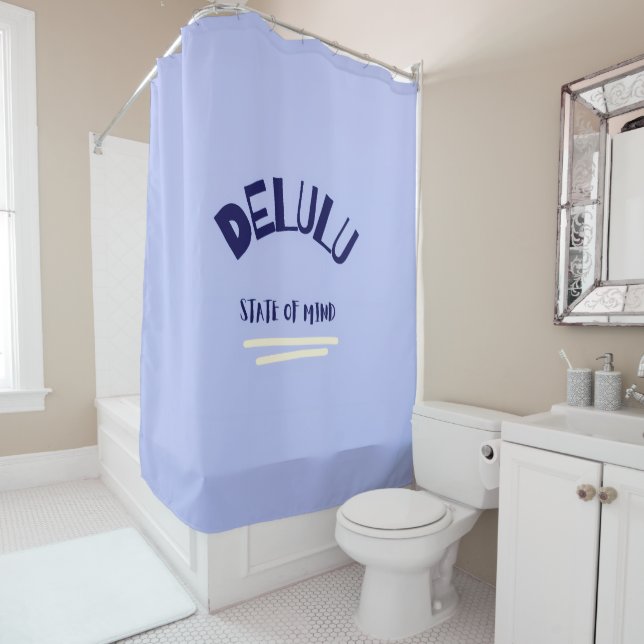 Rideaux De Douche État d'esprit Delulu (En situation)
