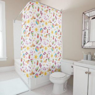 Rideaux De Douche Été ensoleillé