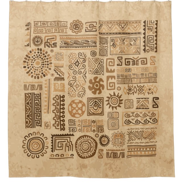 Rideaux De Douche Ethnic handmade ornament (Devant)