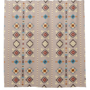 Rideaux De Douche Ethnique : un motif tribal transparent