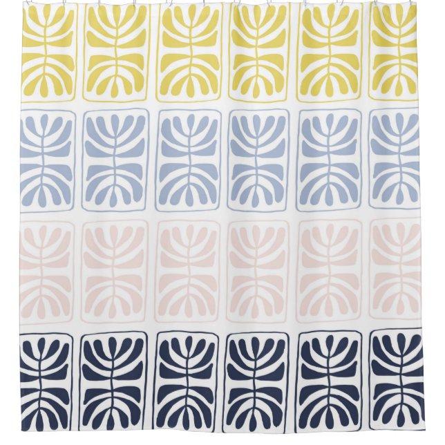 Rideaux De Douche ethnique vintage et homogène  (Devant)