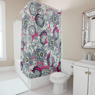 Rideaux De Douche étoile succulente de chartreuse rose