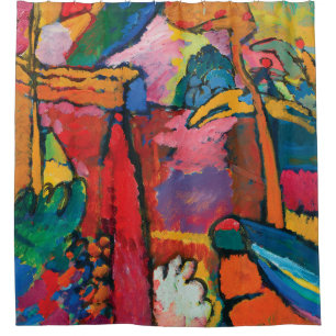 Rideaux De Douche Étude pour l'improvisation V par Wassily Kandinsky