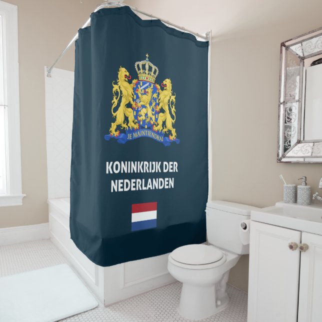 Rideaux De Douche Étui téléphone passeport Pays-Bas (En situation)