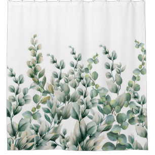 Rideaux De Douche Eucalyptus vert