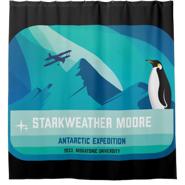 Rideaux De Douche Expédition Antarctique Starkweather-Moore (Devant)