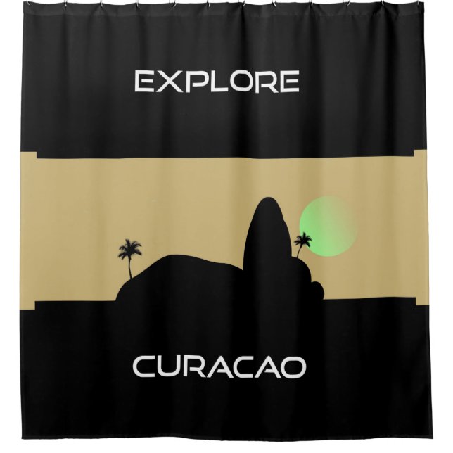 Rideaux De Douche Explorer Curaçao (Devant)