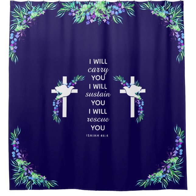 Rideaux De Douche Faithful Journey Shower Curtain (Devant)