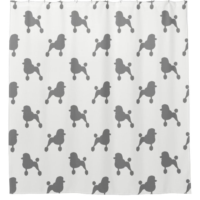 Rideaux De Douche Fancy Standard Poodle Motif (Devant)