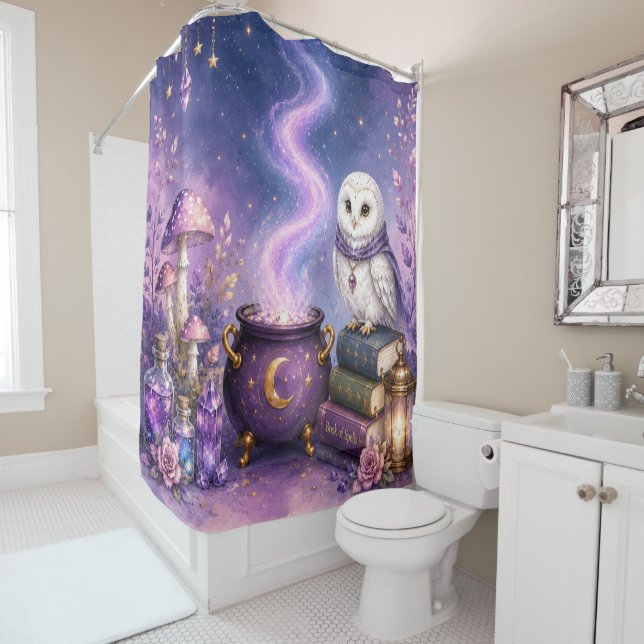Rideaux De Douche Fantasie Magique Fantastique (En situation)