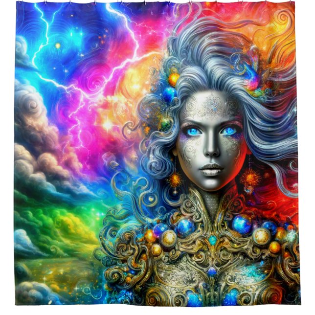 Rideaux De Douche Femme Imaginaire (Devant)