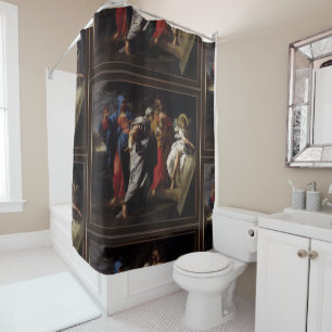 Rideaux De Douche Femmes saintes à la tombe du Christ par Annibale C