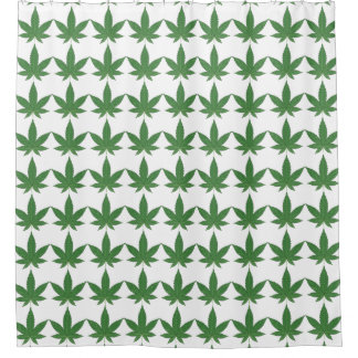 Rideaux De Douche Feuille de mauvaises herbes