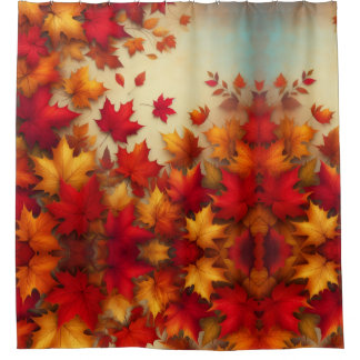 Rideaux De Douche Feuilles d'automne