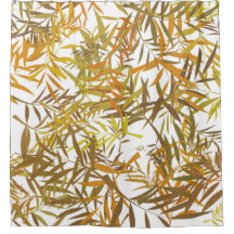 Feuilles de saule dorées et bronze Orange