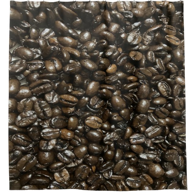 Rideaux De Douche Fèves de café (Devant)