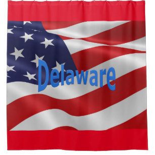 Rideaux De Douche Fierté américaine du Delaware